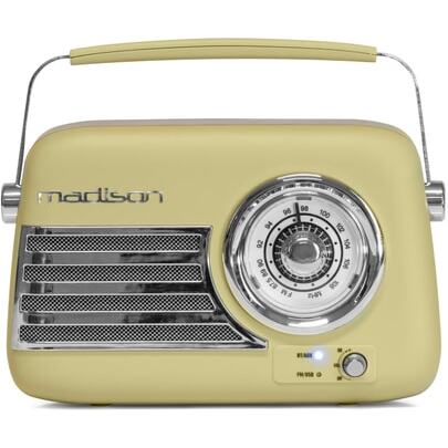 Radio Madison portable Freesound VR40 Vintage Vert olive Mat