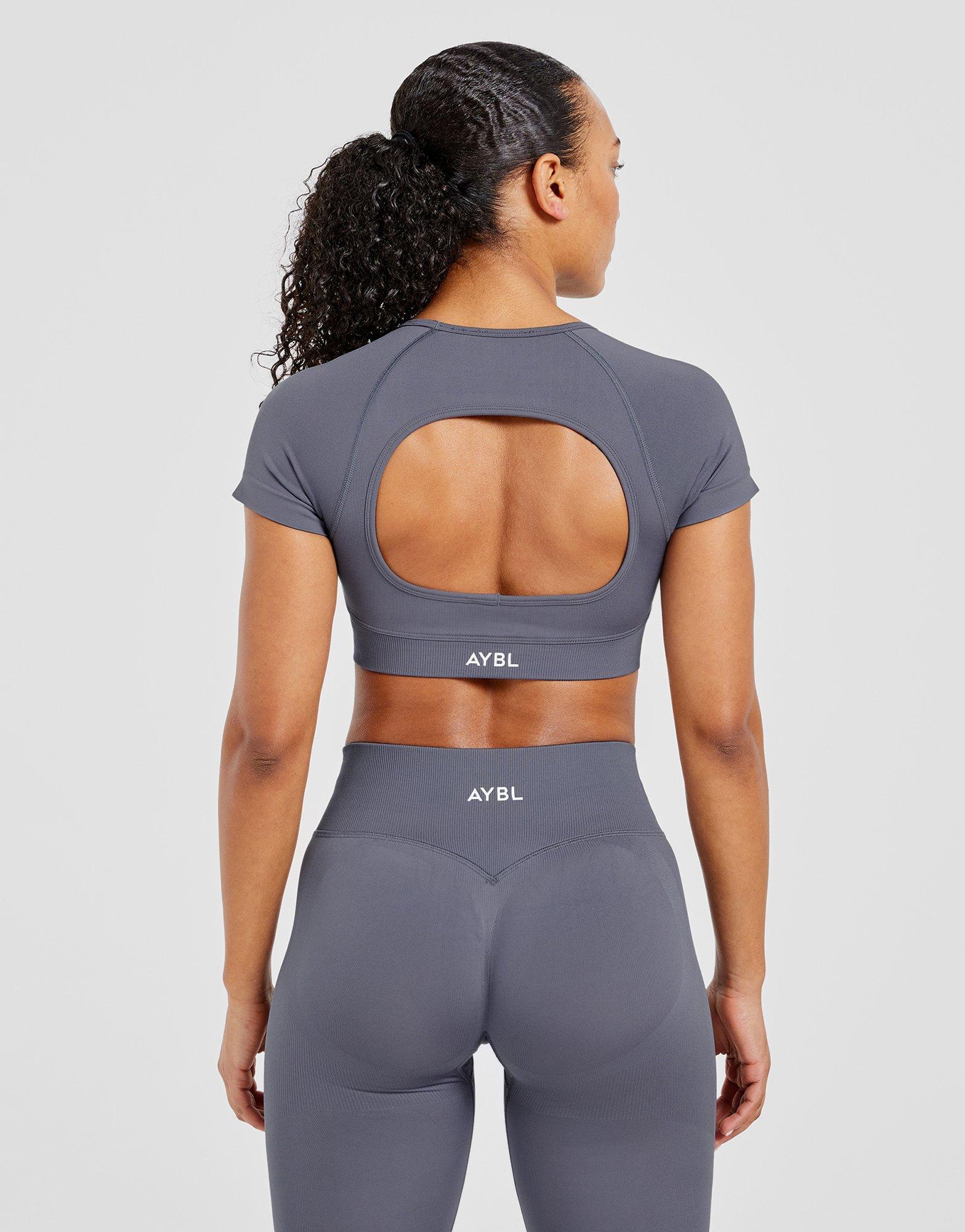 AYBL Crop Top Manches Courtes Adapt Seamless Femme