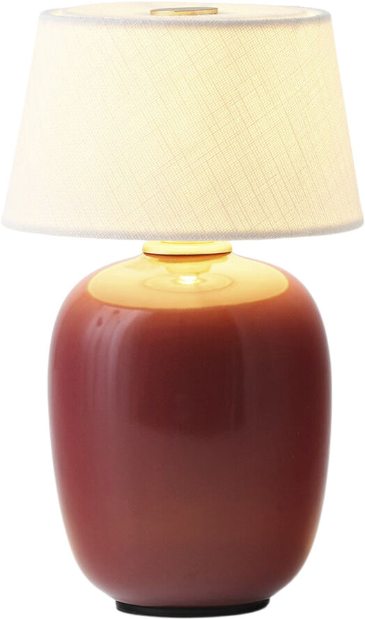 Audo Copenhagen Torso Table Lamp, Portable, Ø11,7, Brun