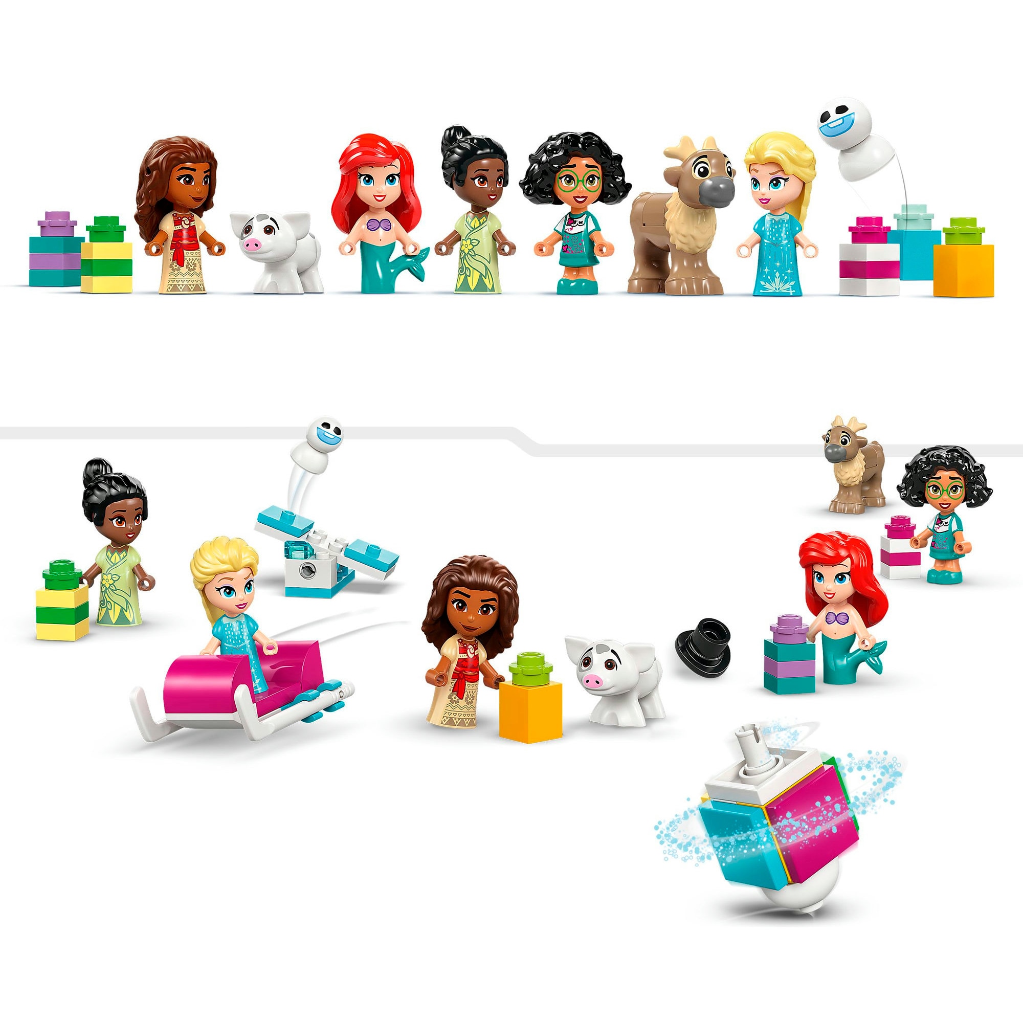 LEGO Konstruktionsspielzeug Disney Princess Adventskalender 2024