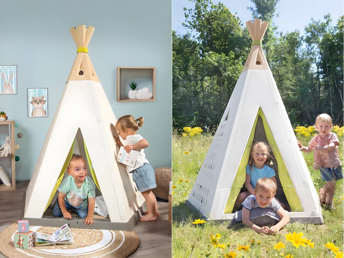 Tipi enfant évolutif intérieur/extérieur - Smoby
