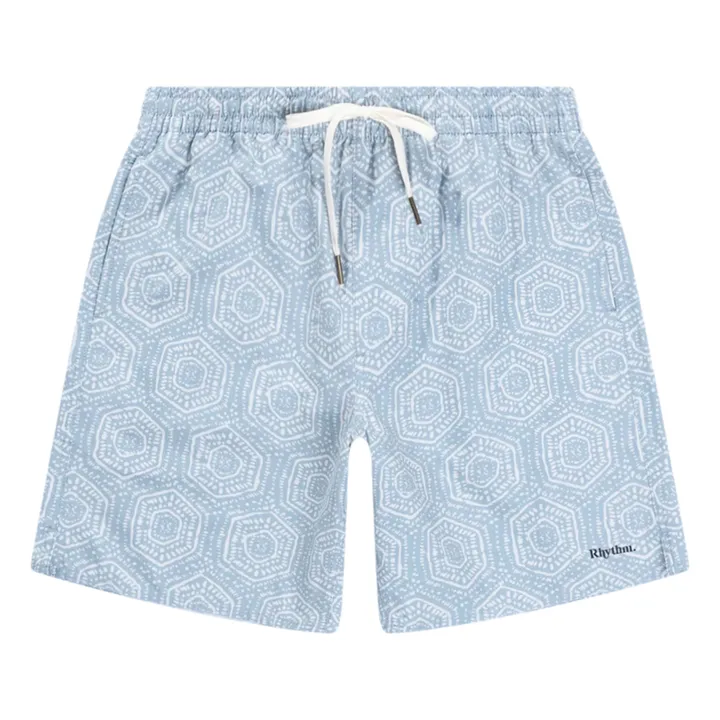 Rhythm Short de Bain Gleam Fibres Recyclées | Bleu