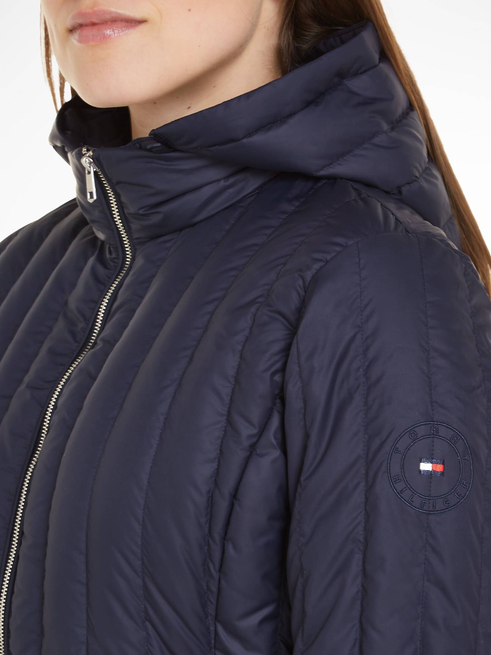 Tommy Hilfiger| Damen Steppjacke mit Kapuze