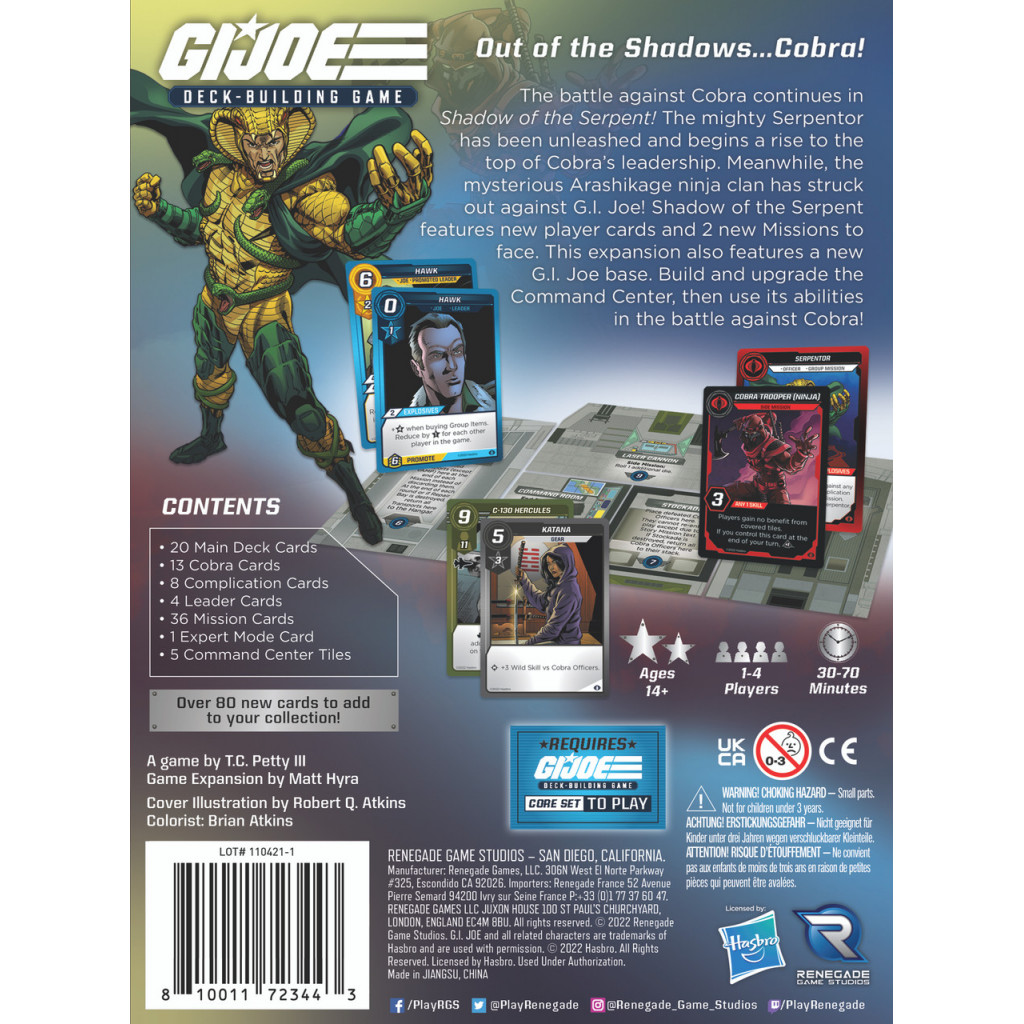GI Joe: Deck Building Game - Shadow of the Serpent