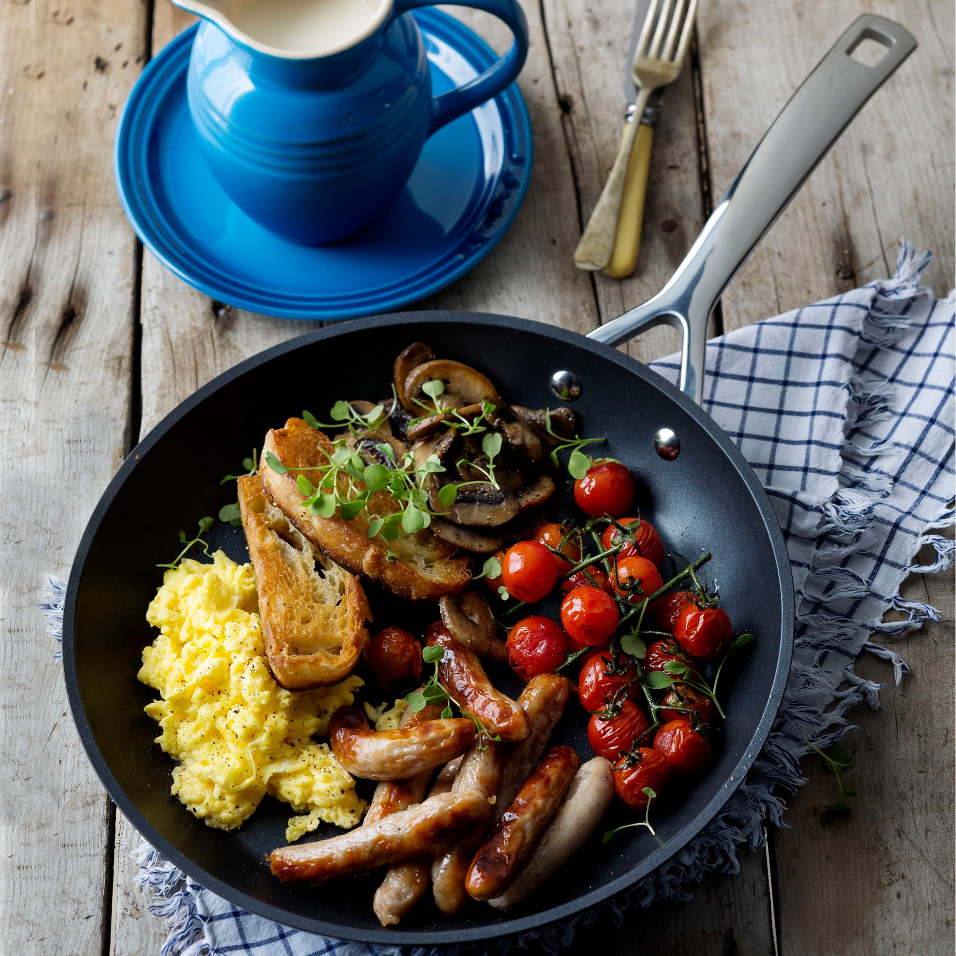 Le Creuset Les Forgées Koekenpan Ã 30 cm