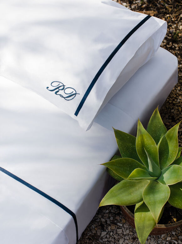 Conjunto de 2 fronhas personalizáveis - Azul Marinho
