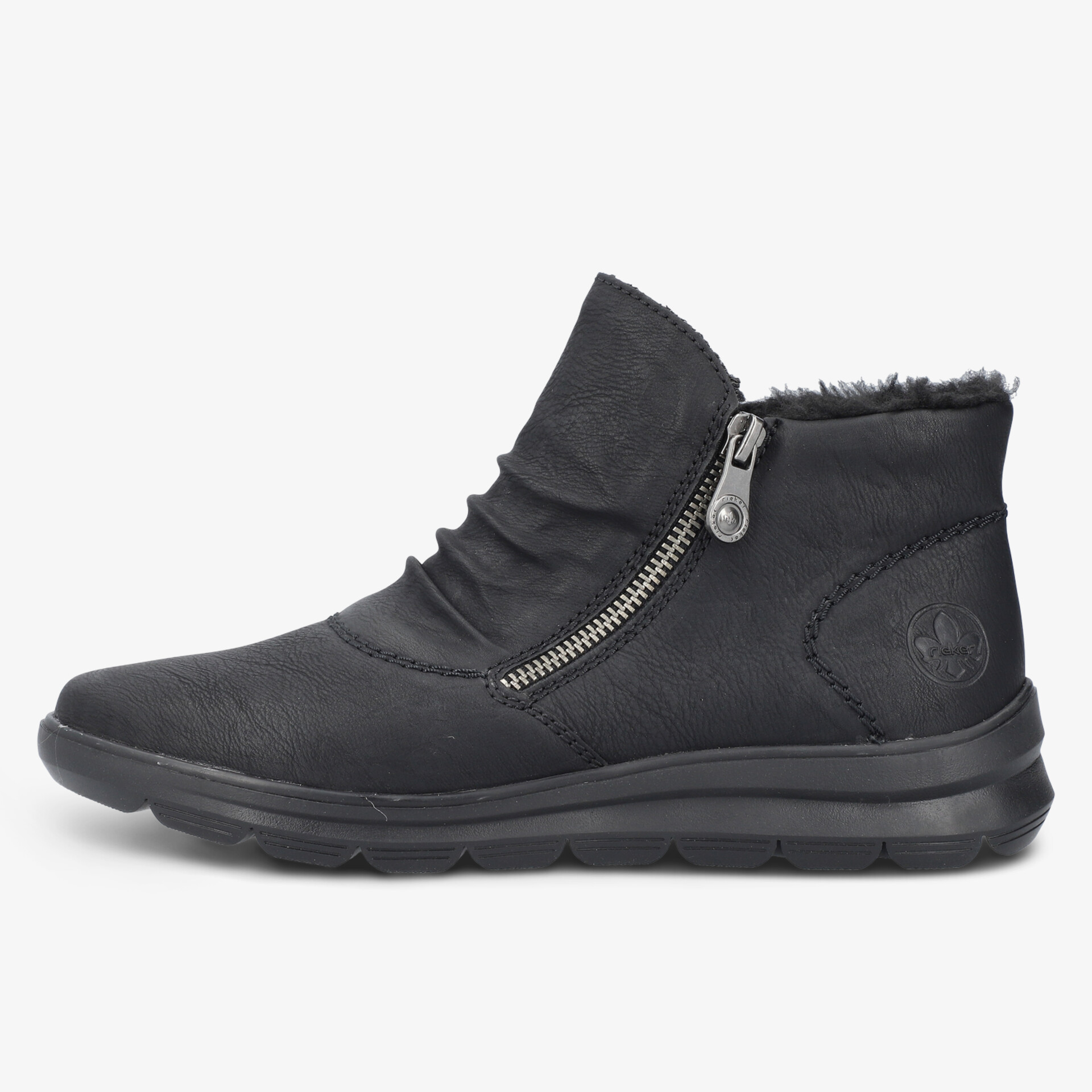 rieker Damen Stiefeletten schwarz