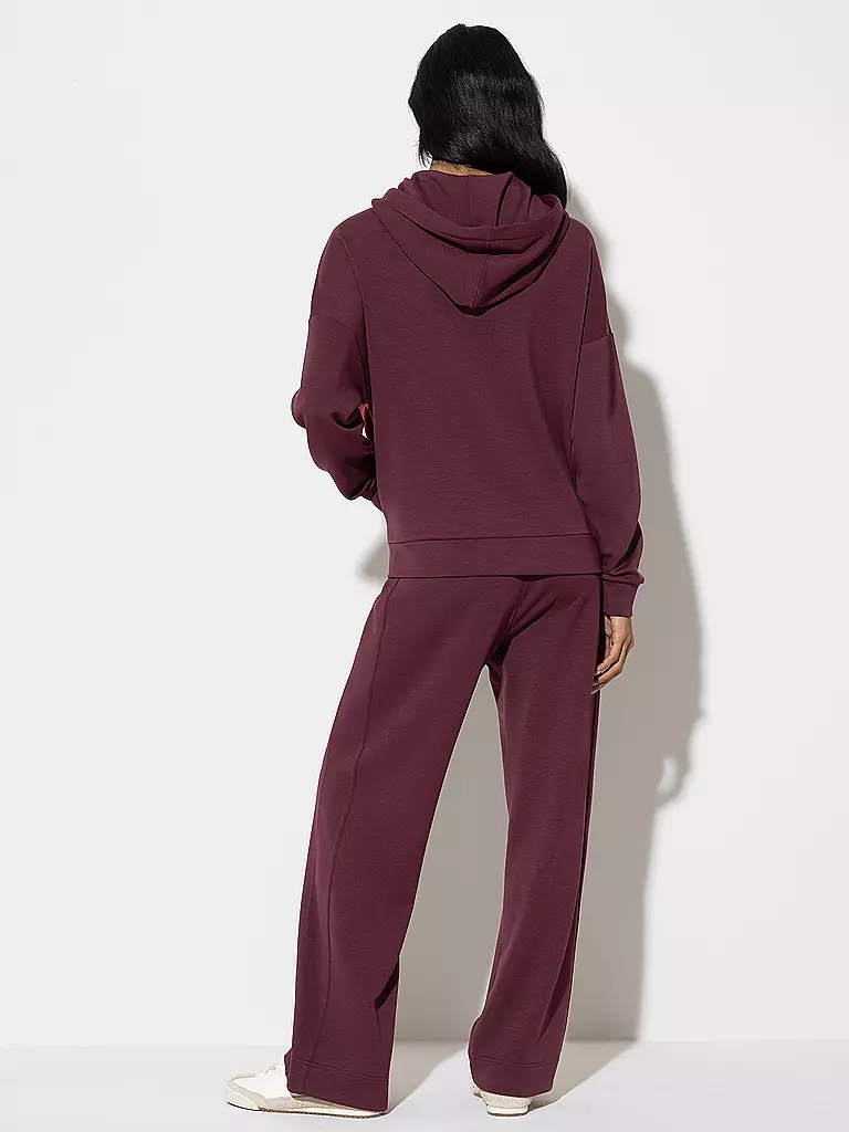 MEY Loungewear Kapuzenjacke SMOOTH dunkelrot