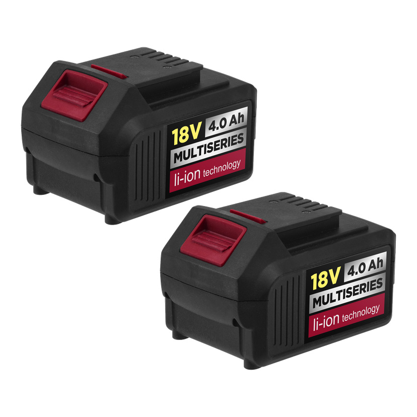 Batterier 2-pk 18 V 4,0 Ah
