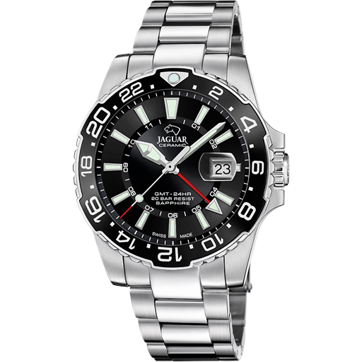 Jaguar Ceramic J1011 Herreur, Black, 44 mm