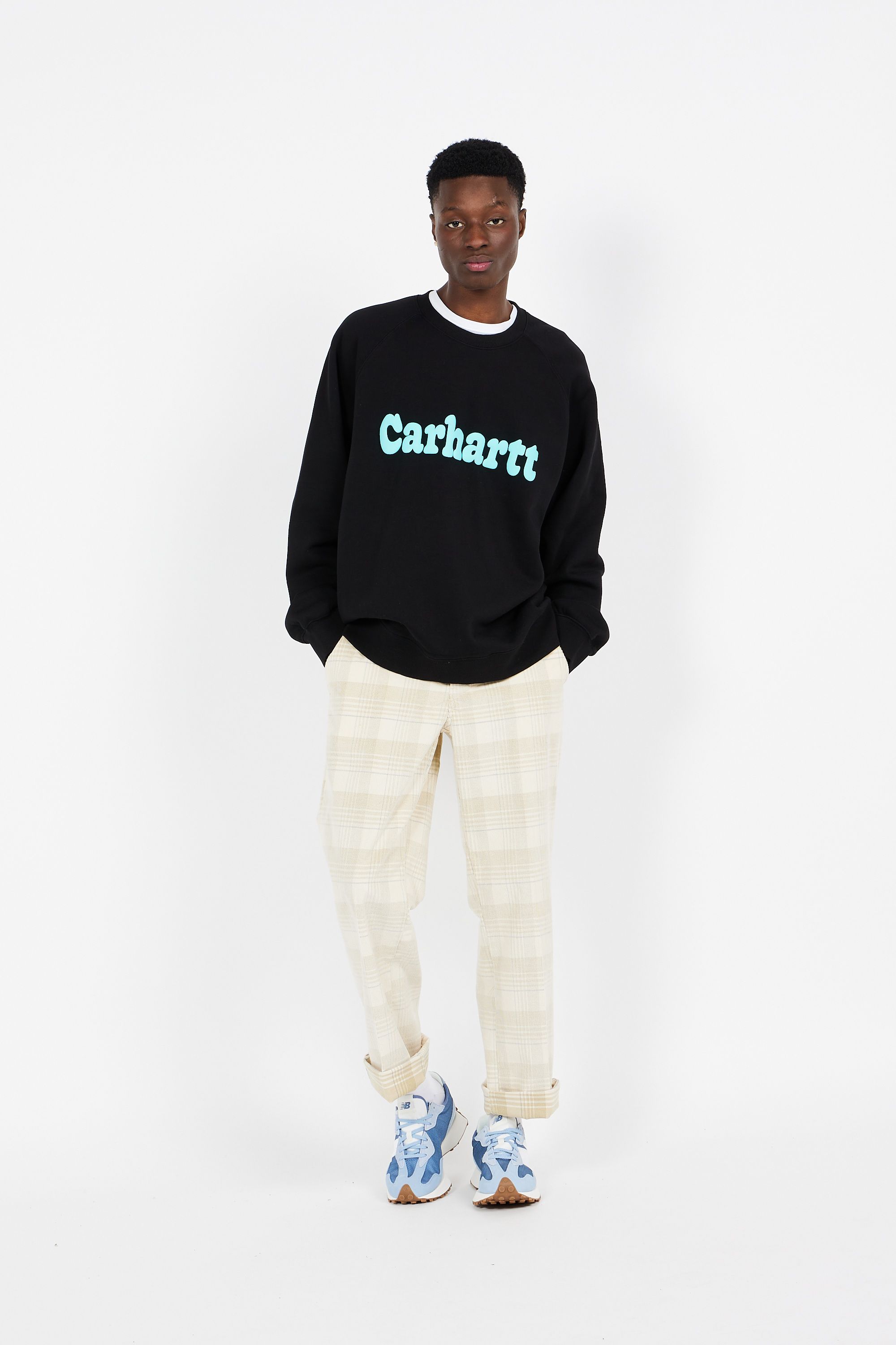 CARHARTT WIP Sweatshirt Bubbles Sweat Bleu