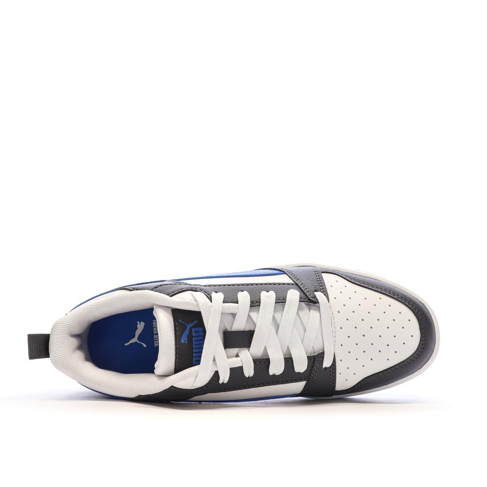 Puma Baskets Noir/Blanche/Bleu Fille Puma Rebound