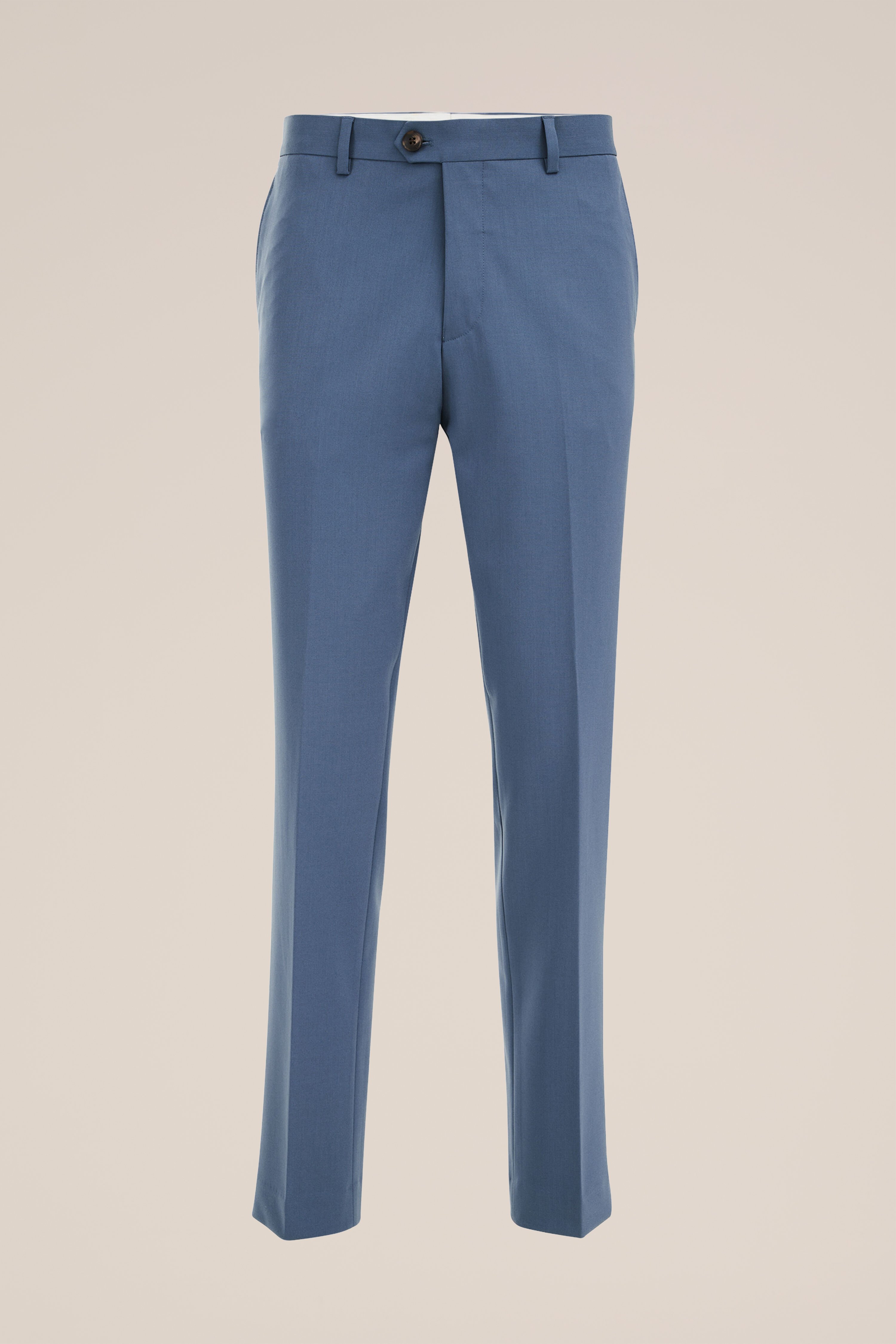 slim fit pantalon Fundamentals Marineblauw