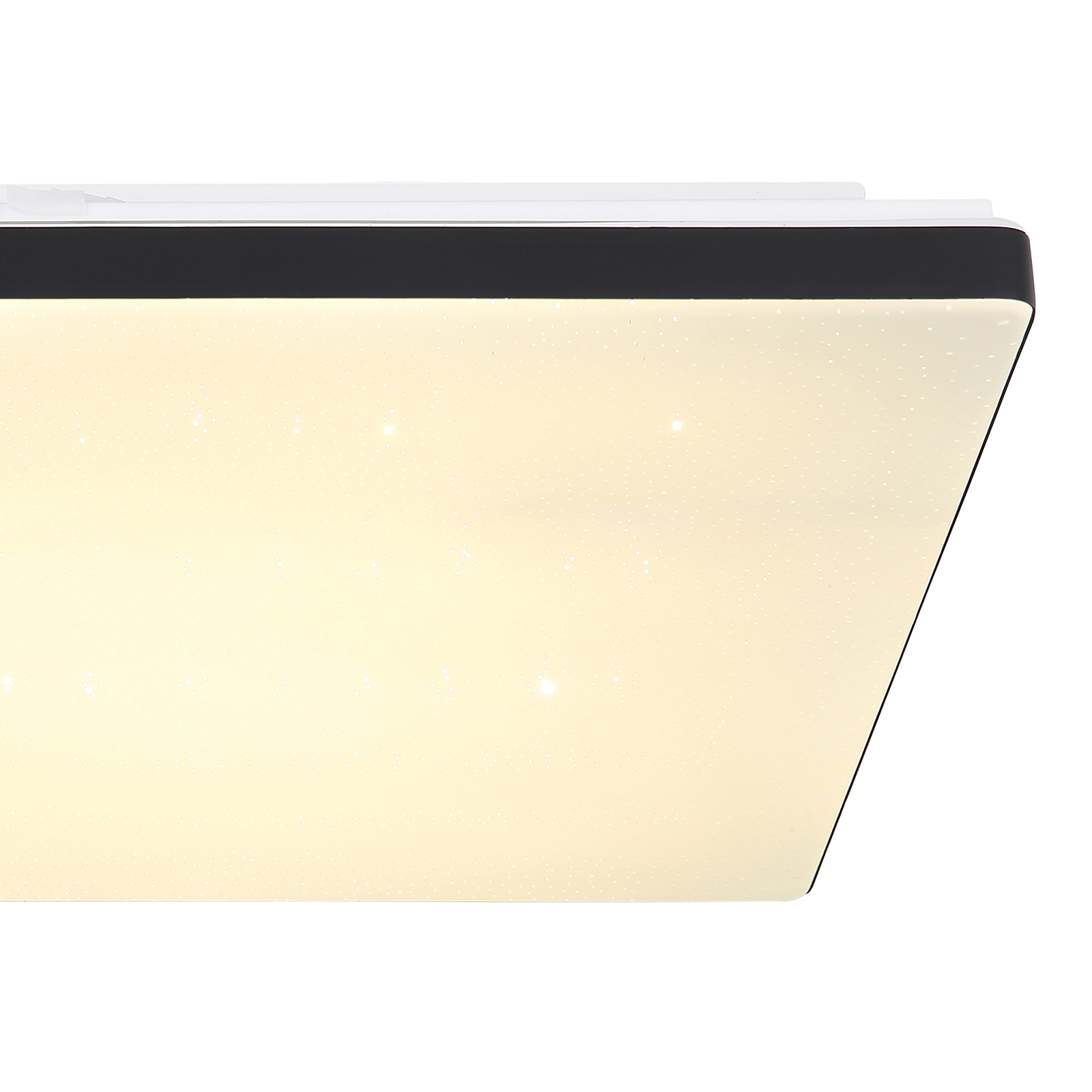 LED-Deckenleuchte - weiß-schwarz - dimmbar - SmartHome