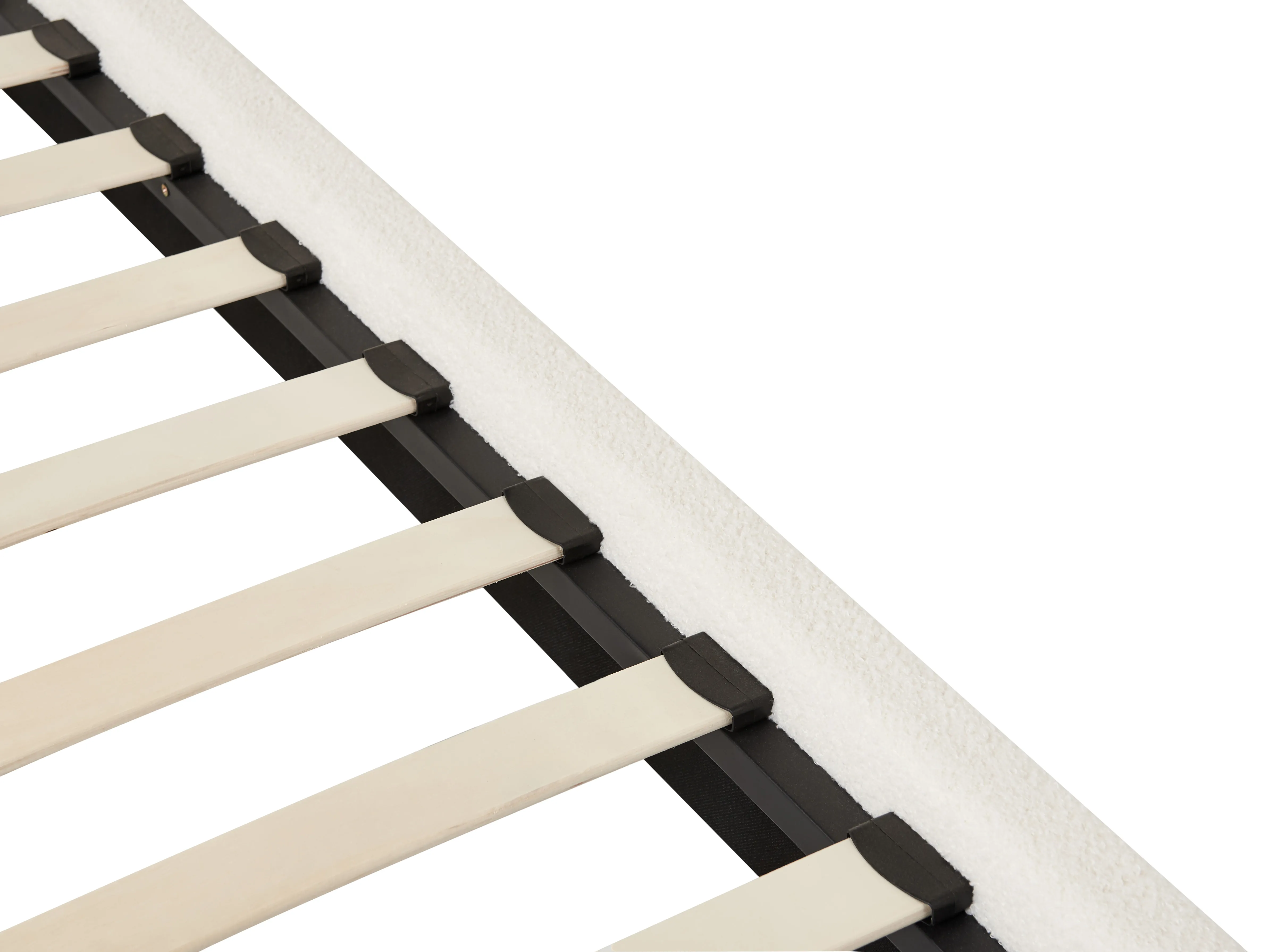 Hemelbed Bouclé DANNEMOIS 180 x 200 cm Gebroken wit