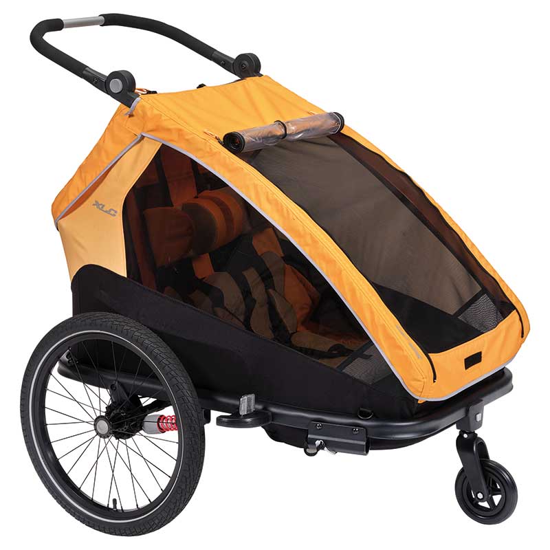 XLC Kids Trailer Duo S, Sykkelvogn<br>Trygg og solid vogn for 2 barn!