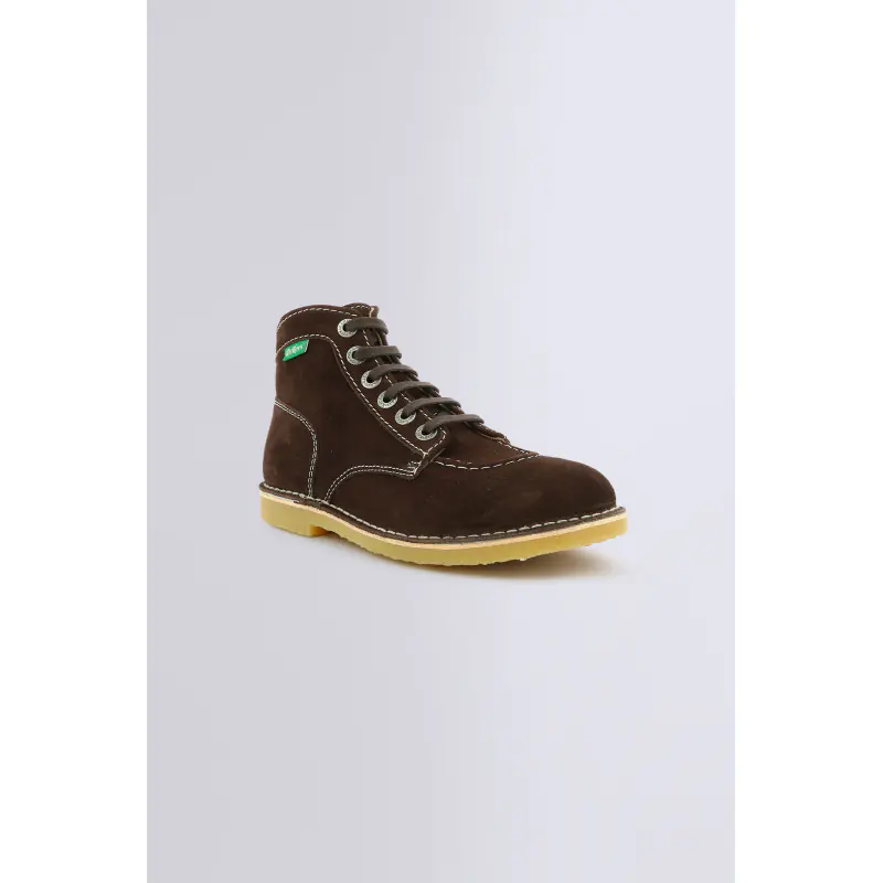 KICKLEGEND MARRON FONCE BOTTINES Cuir Femme
