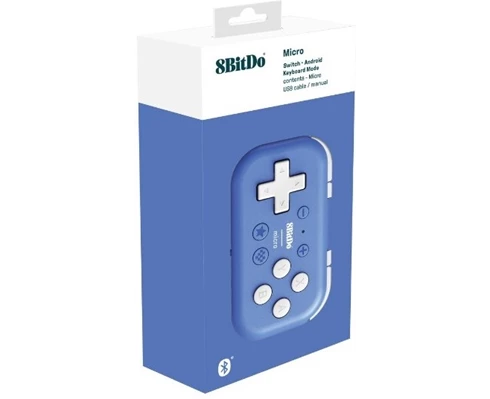 8BitDo Micro Bluetooth Gamepad Blue