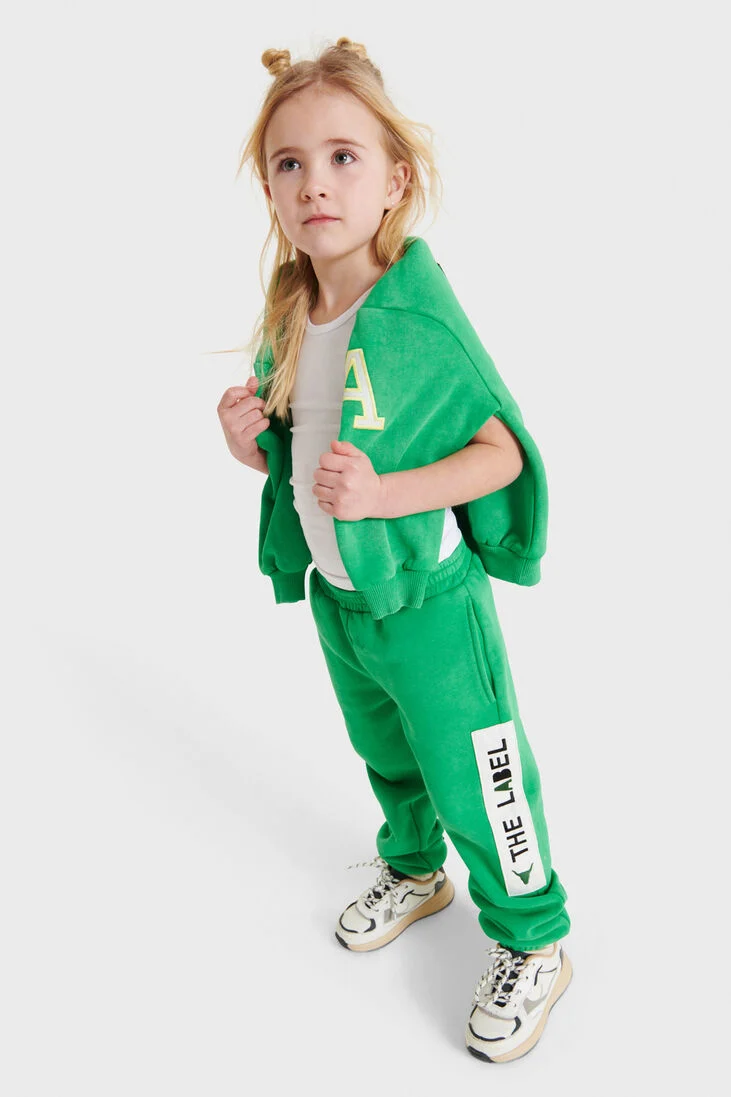 ALIX MINI groene alix mini  kids knitted sweat pants