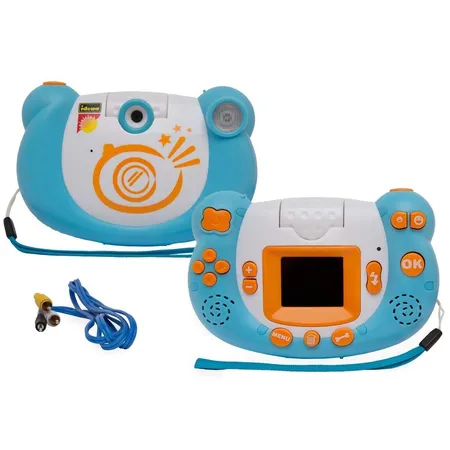 Idena Kids Cam blau, Digitalkamera mit drehbarer Linse