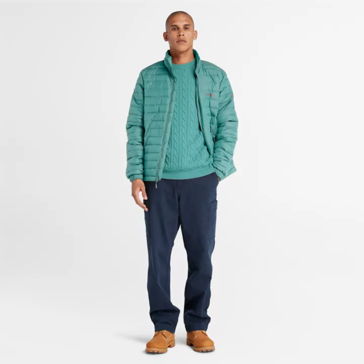 Veste déperlante Axis Peak pour homme en bleu sarcelle
