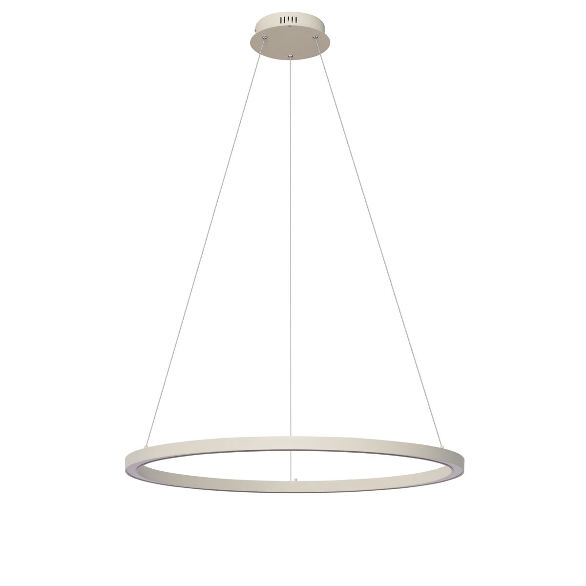 Design hanglamp beige 80cm incl. LED 3-staps dimbaar - Girello