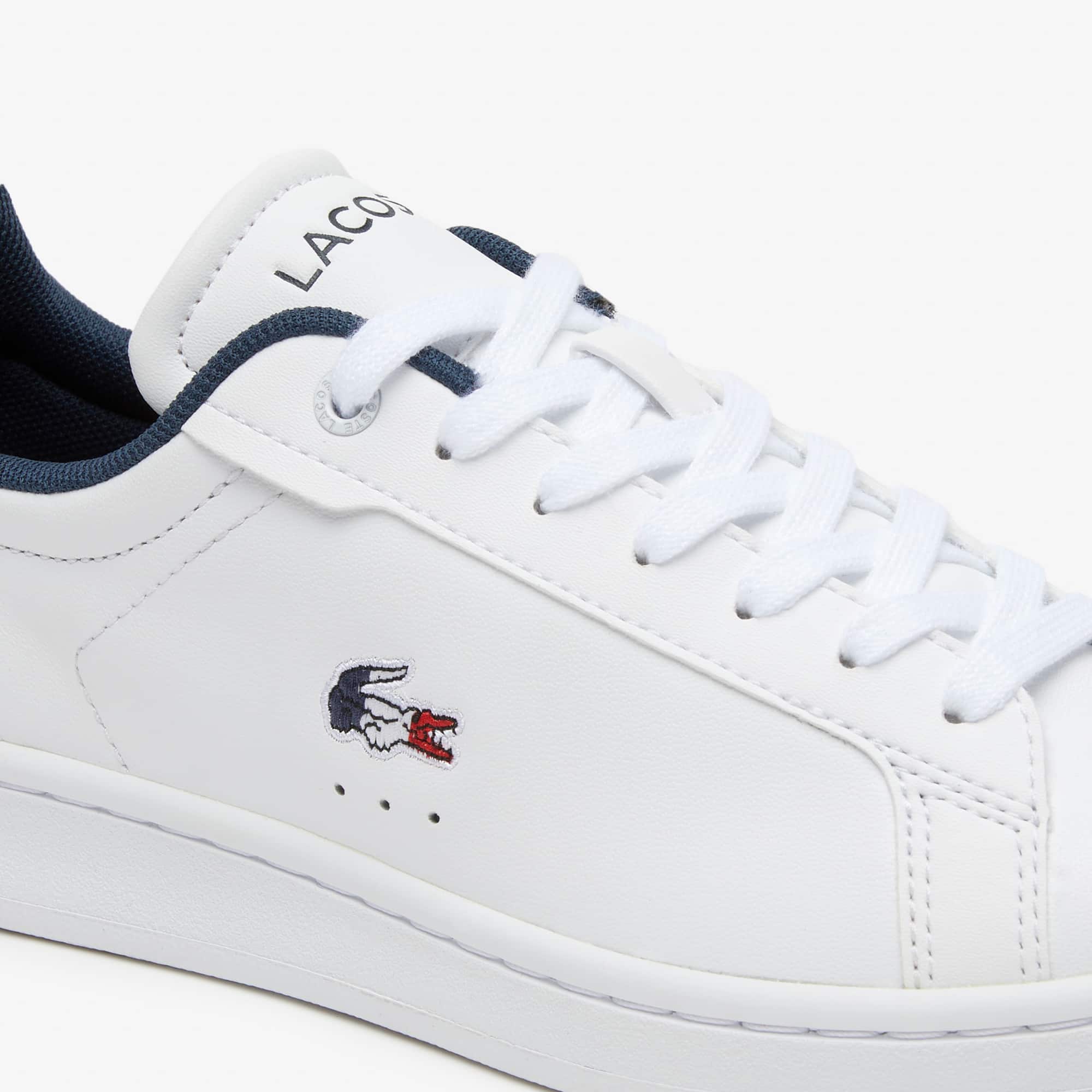 Sneakers Carnaby Pro femme Lacoste en cuir tricolores Sneakers - Blanc - Lacoste - Femme