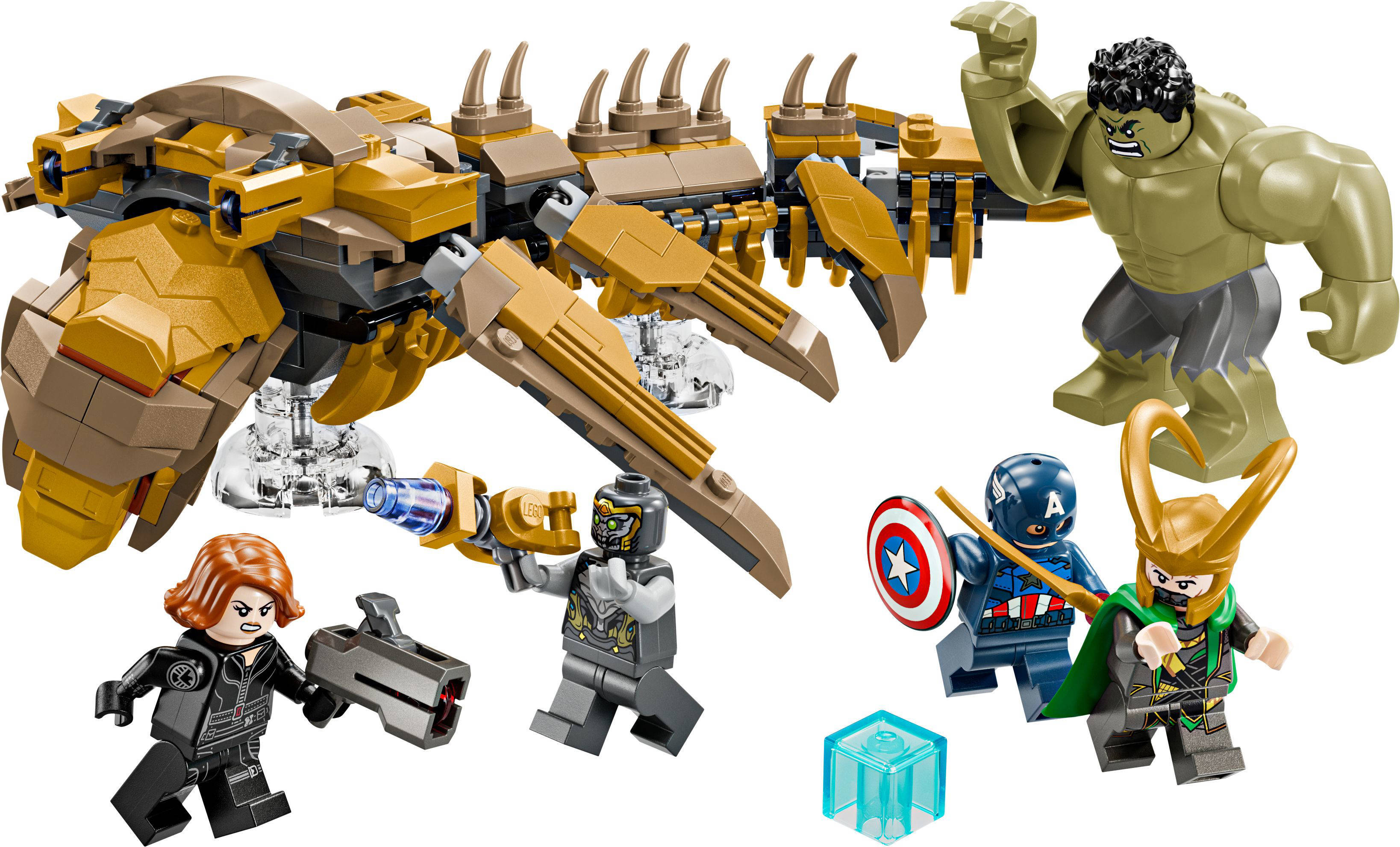 LEGO Marvel De Avengers vs. de Leviathan Bouwbaar Speelgoed voor Kinderen met Hulk 76290 Super Heroes Marvel