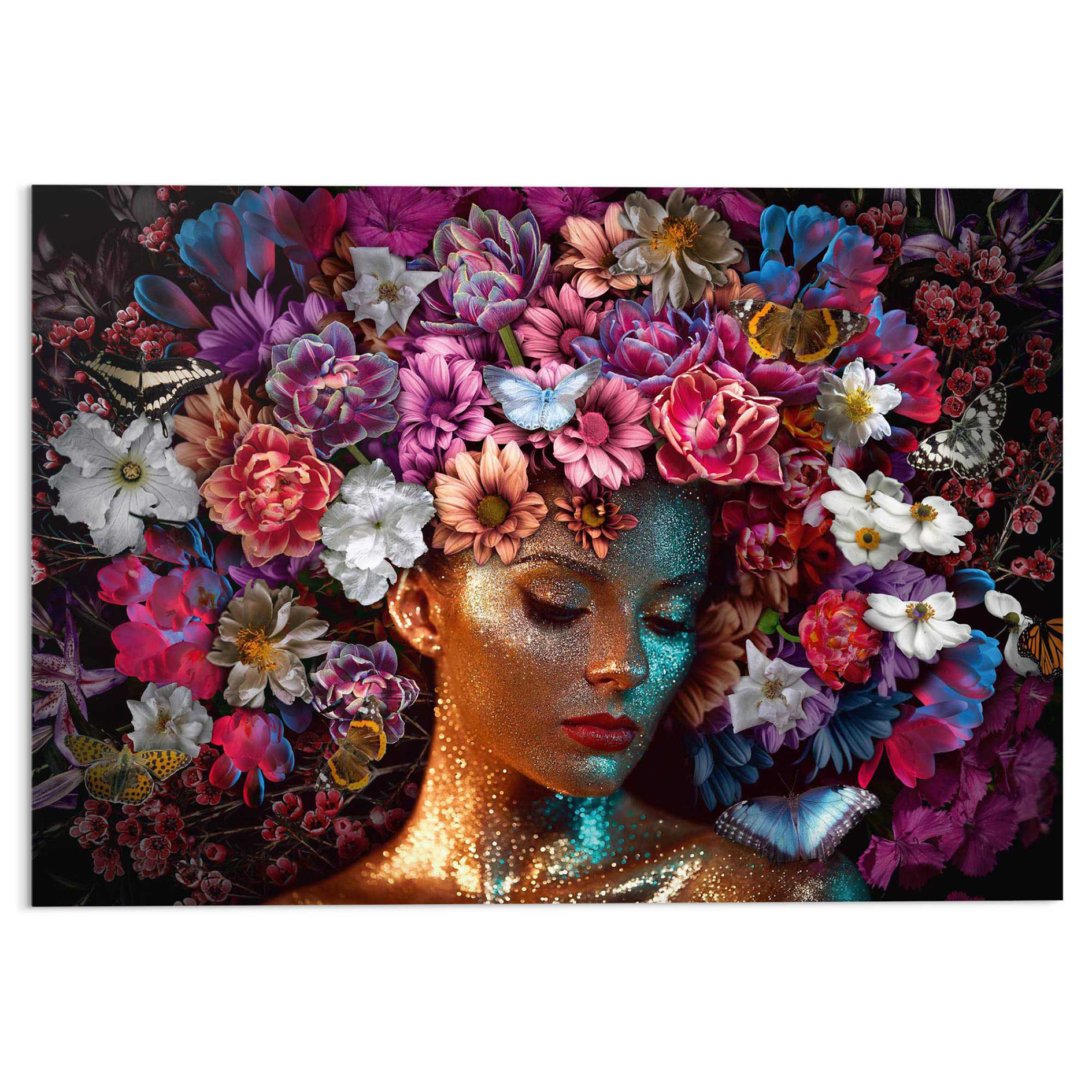 Deco Glass METALLIC SPRING - 70x100 cm