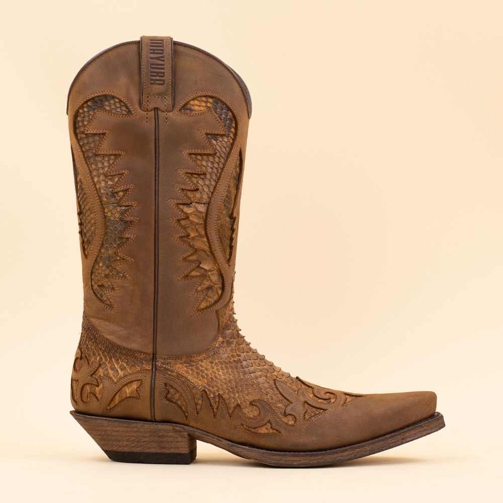 Mayura Boots cowboylaarzen Desert 2567 Python Tierra