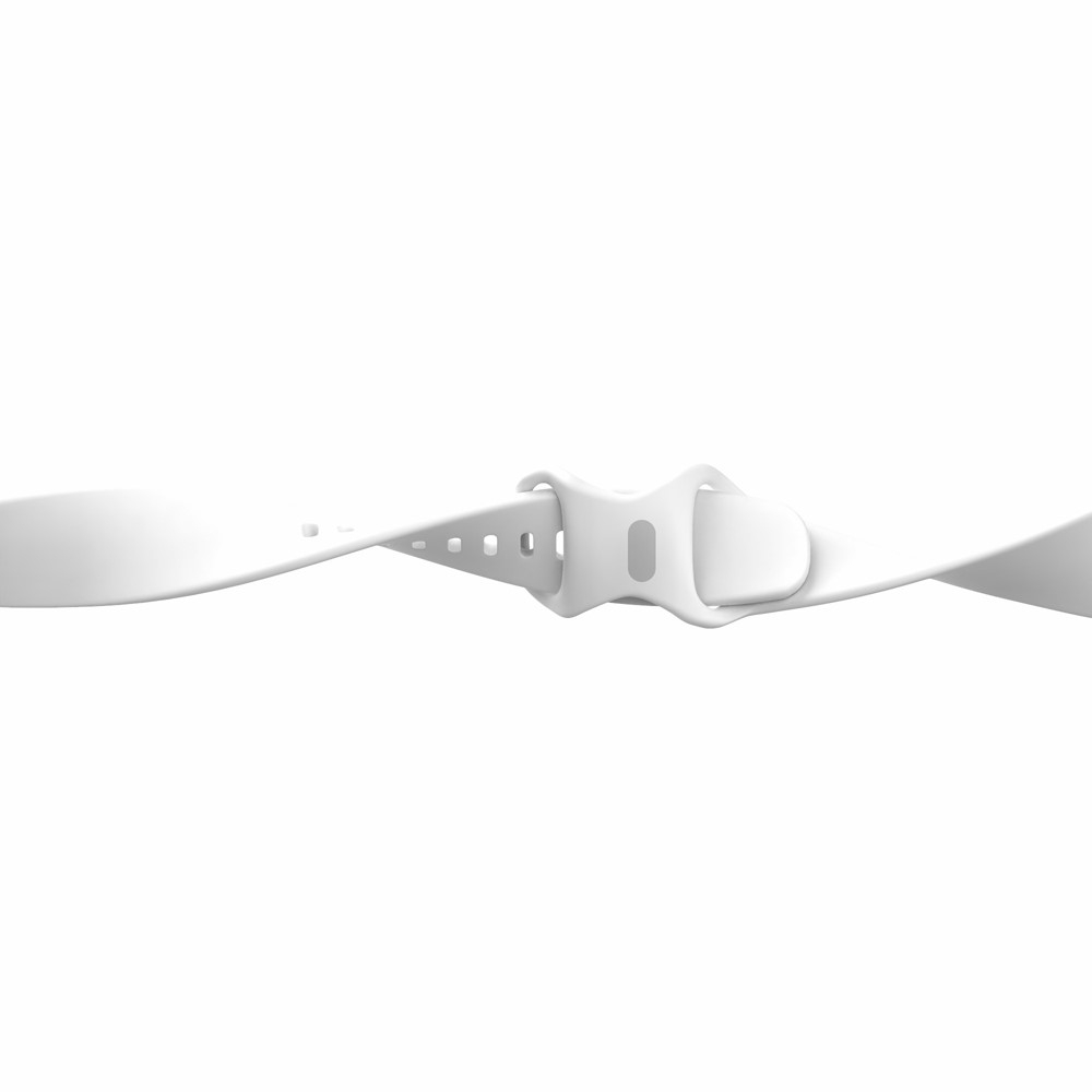 Fitbit Versa 4 / Versa 3 / Sense 2 / Sense Silikon Sport Armband (Gelenkumfang 160-200mm) - Weiss