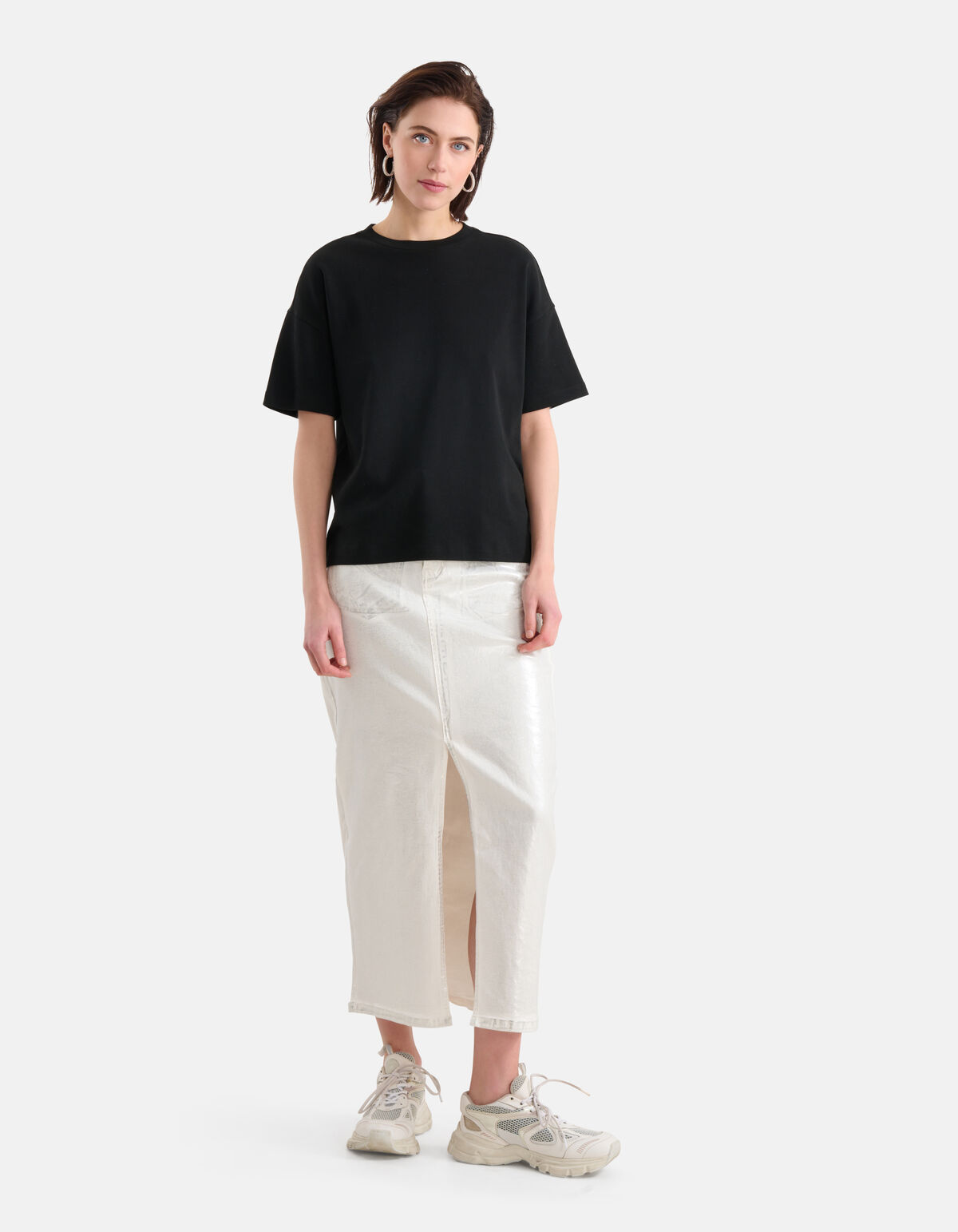 Oversized Basis T-shirt Zwart
