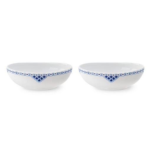 Royal Copenhagen Prinsesse 2-pak Skål, 11,5x15,5 cm
