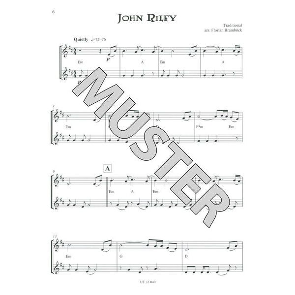 Universal Edition Celtic Flute Duets