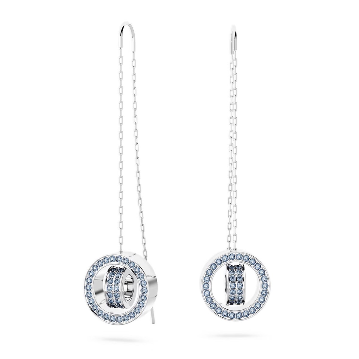 Pendants d'oreilles Swarovski Hollow Bleu