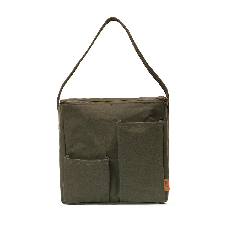 Ferm Living - Bark Picknicktasche, olive