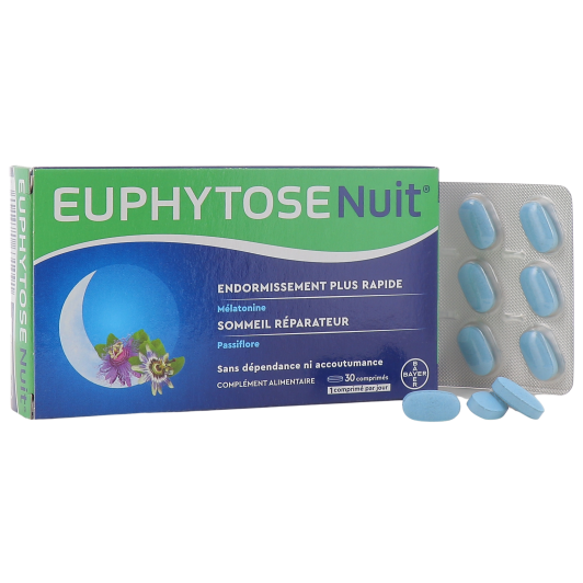 Euphytose Nuit - Endormissement rapide, sommeil Réparateur