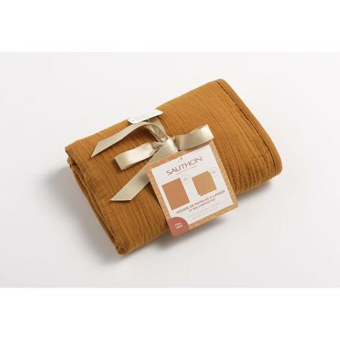 Housse de matelas à langer + 2 linges Orsino - Beige - SAUTHON Baby déco