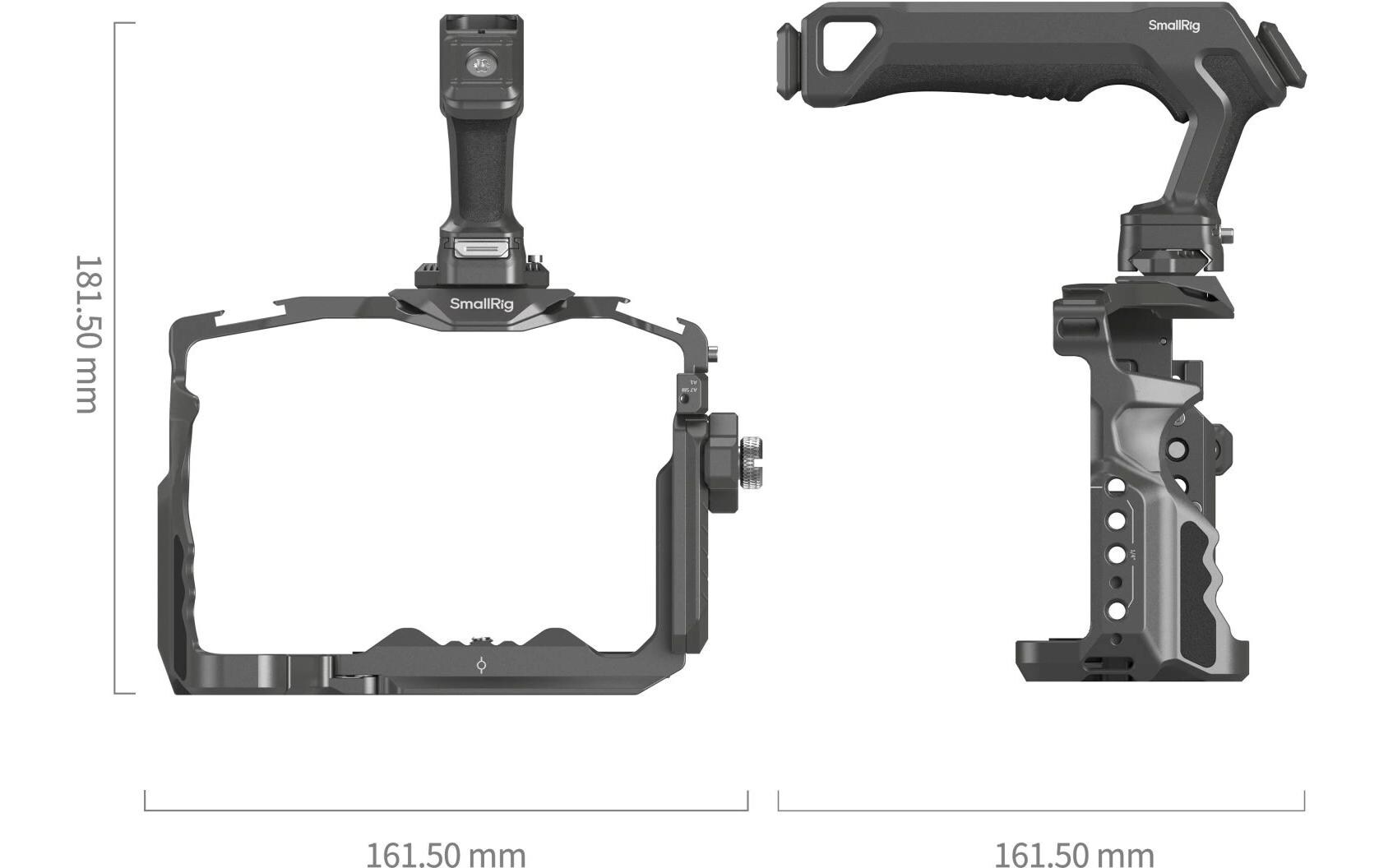Cage Kit HawkLock für Sony Alpha Serie<br>Schnellverschlusskäfig für Sony Alpha 7R V / Alpha 7 IV / Alpha 7S III / Alpha 1 / Alpha 7R