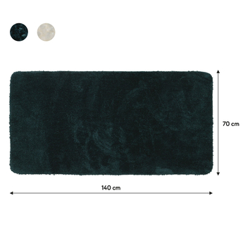 Sealskin badmat angora 70x140cm donkergroen
