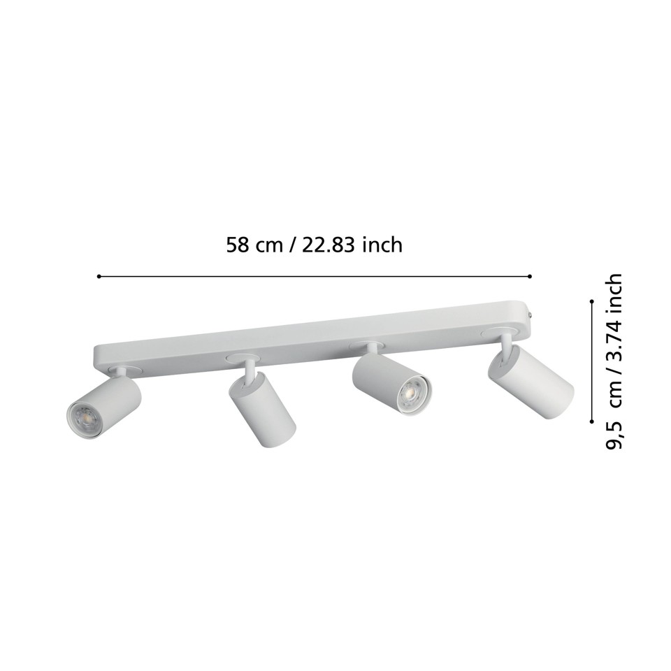 EGLO - Telimbela-Z spotskinne hvid - RGB + TW - Zigbee, Bluetooth