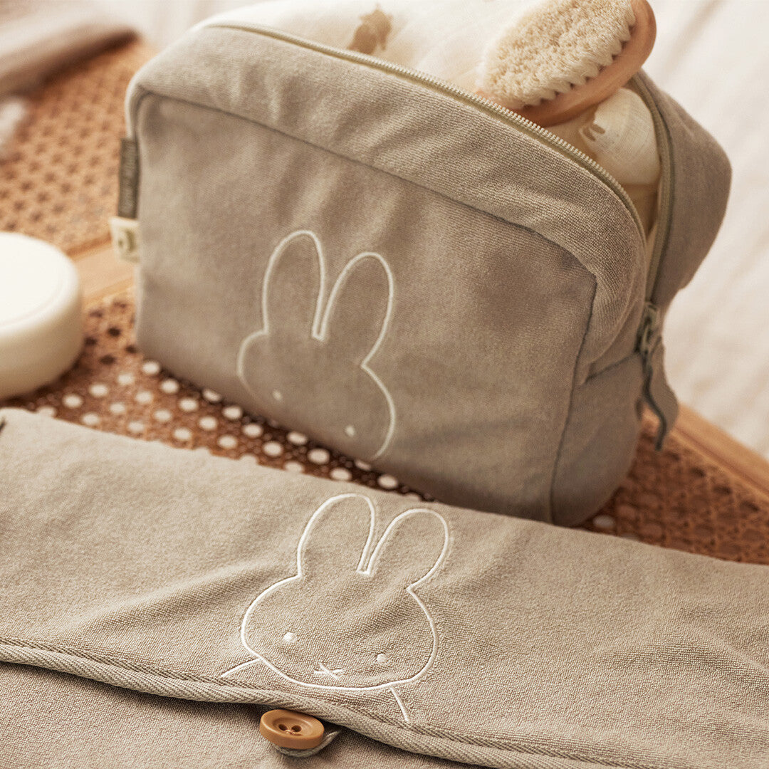 Jollein etui badstof miffy - olive green