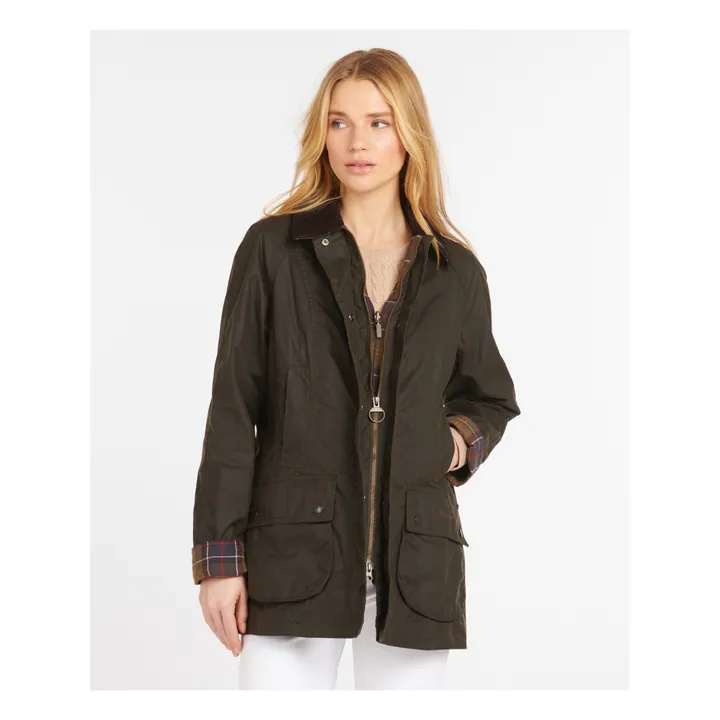 Barbour Veste Beadnell Wax | Vert kaki