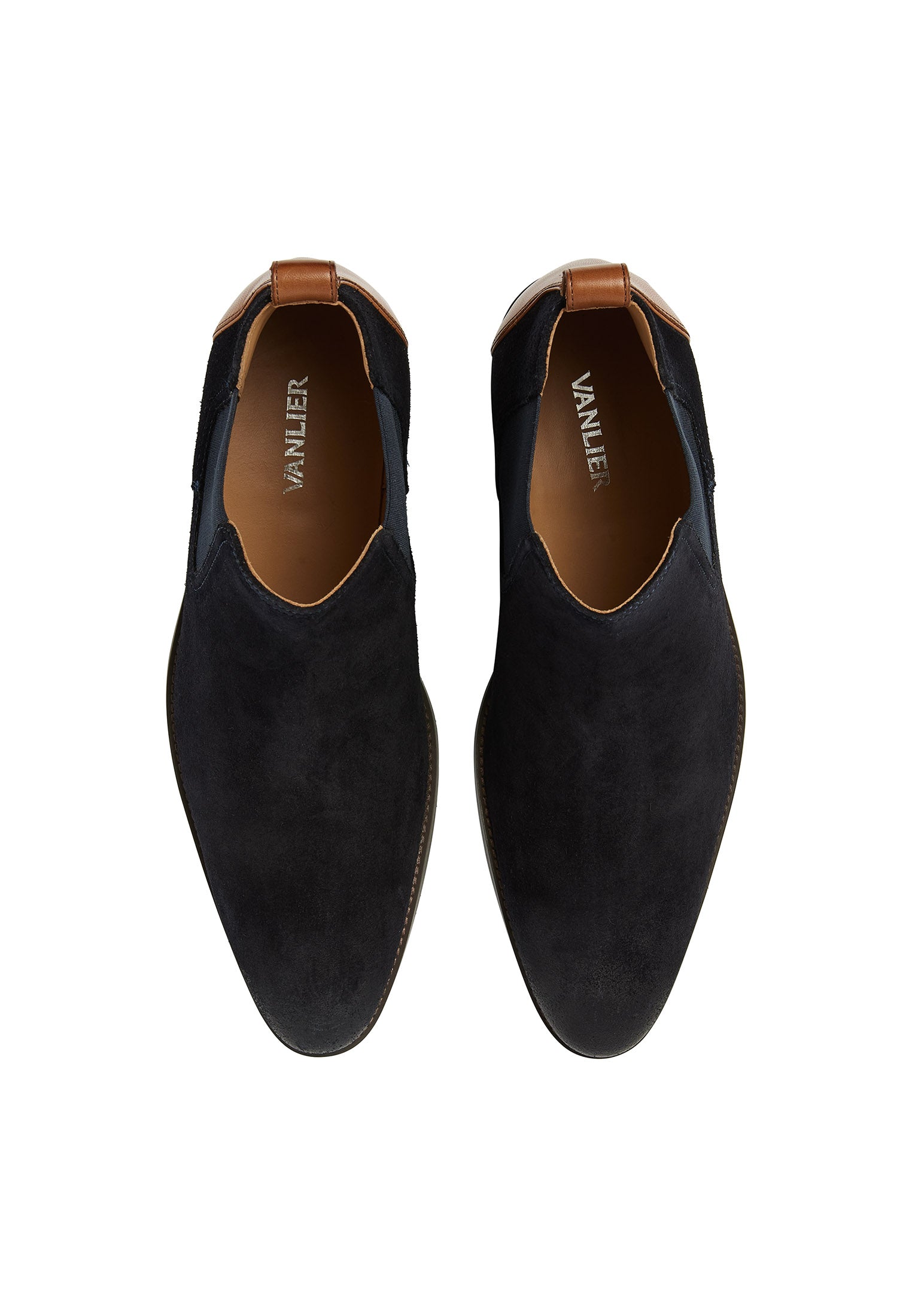 Navy suède Vienna chelsea boot
