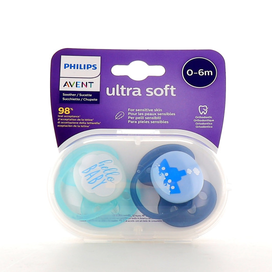 Avent Ultra Soft sucette anatomique silicone