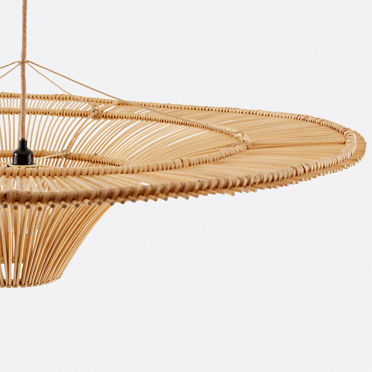 LA REDOUTE INTERIEURS<br>Luminária pendente em rattan Ø120 cm, Junita