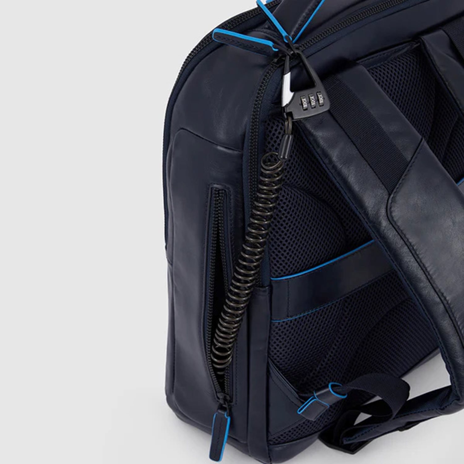 Piquadro Blue Square Revamp Laptop Backpack black