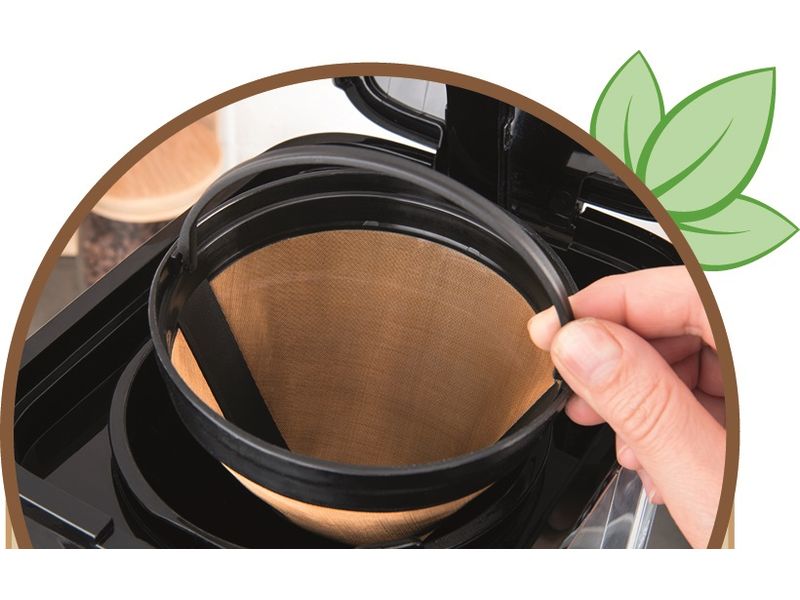 Gastroback Filterkaffeemaschine Essential S Schwarz/Silber Programmierbare Filterkaffeemaschine mit nachhaltigem Kaffeefilter
