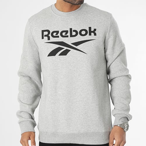 Sweat Crewneck Reebok Identity Big Logo H54793 Gris Chiné
