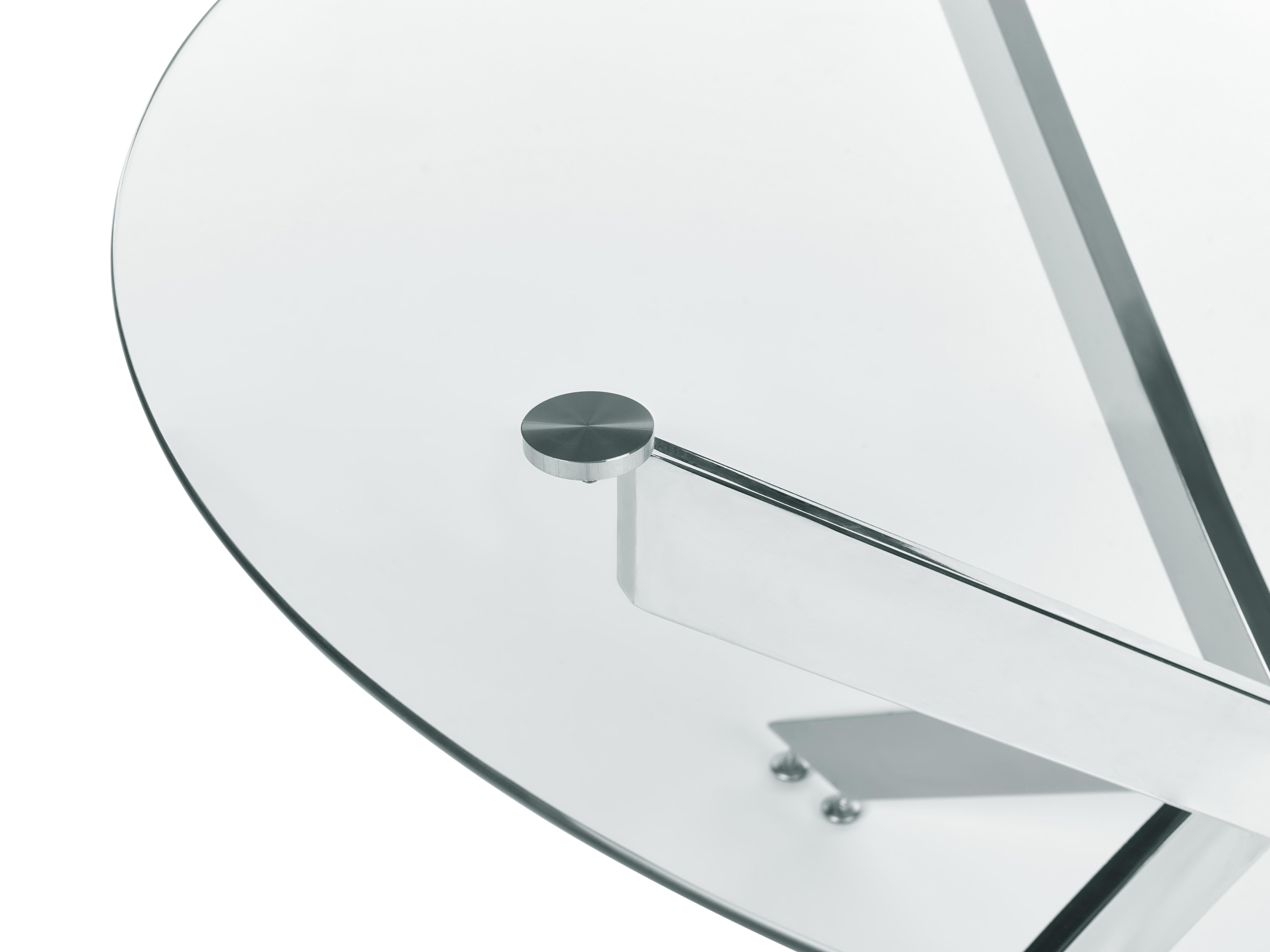 Eettafel MARAMO Zilver 120 cm Veiligheidsglas 120 cm